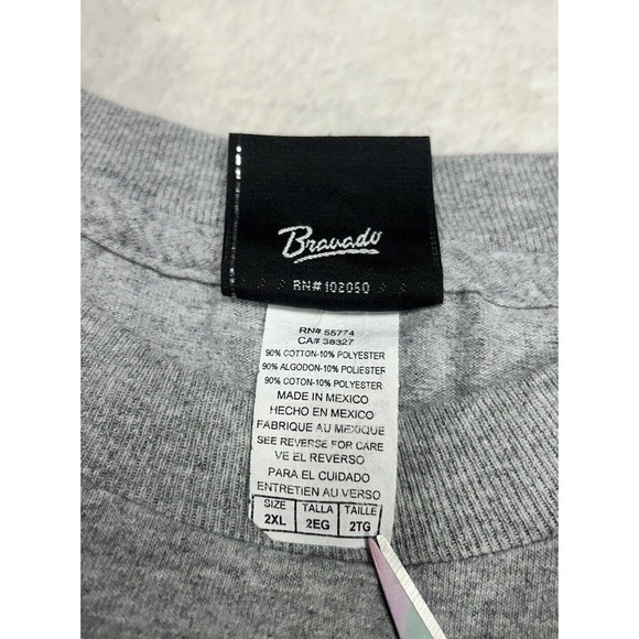 Harley Davidson 110 Year Anniversary Gray Double-sided Graphic T-Shirt Size 2XL - Picture 5 of 10